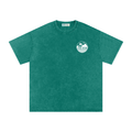 Logo Living Dreams Snow Washed Oversized Cotton T-Shirt
