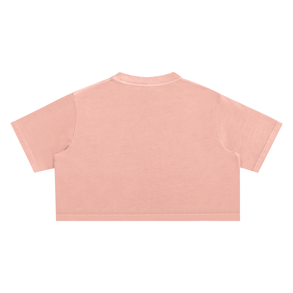 Living Dreams Snow Washed Crop Top