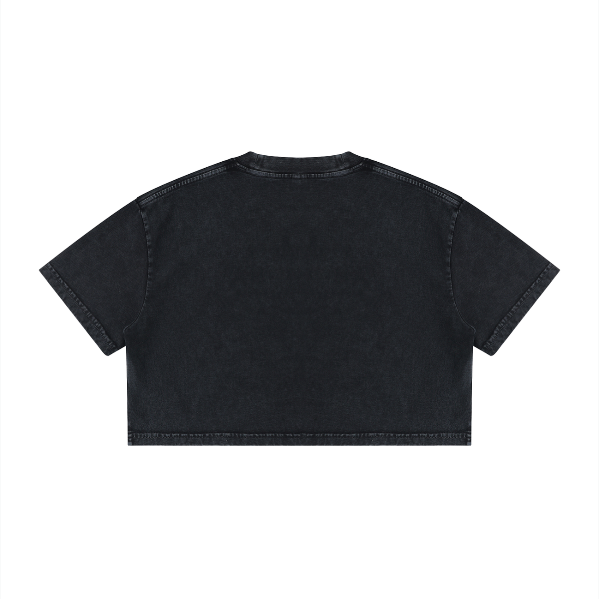 DREAMS Women's Mineral Wash Cotton Crop T-Shirt