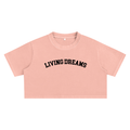Living Dreams Snow Washed Crop Top
