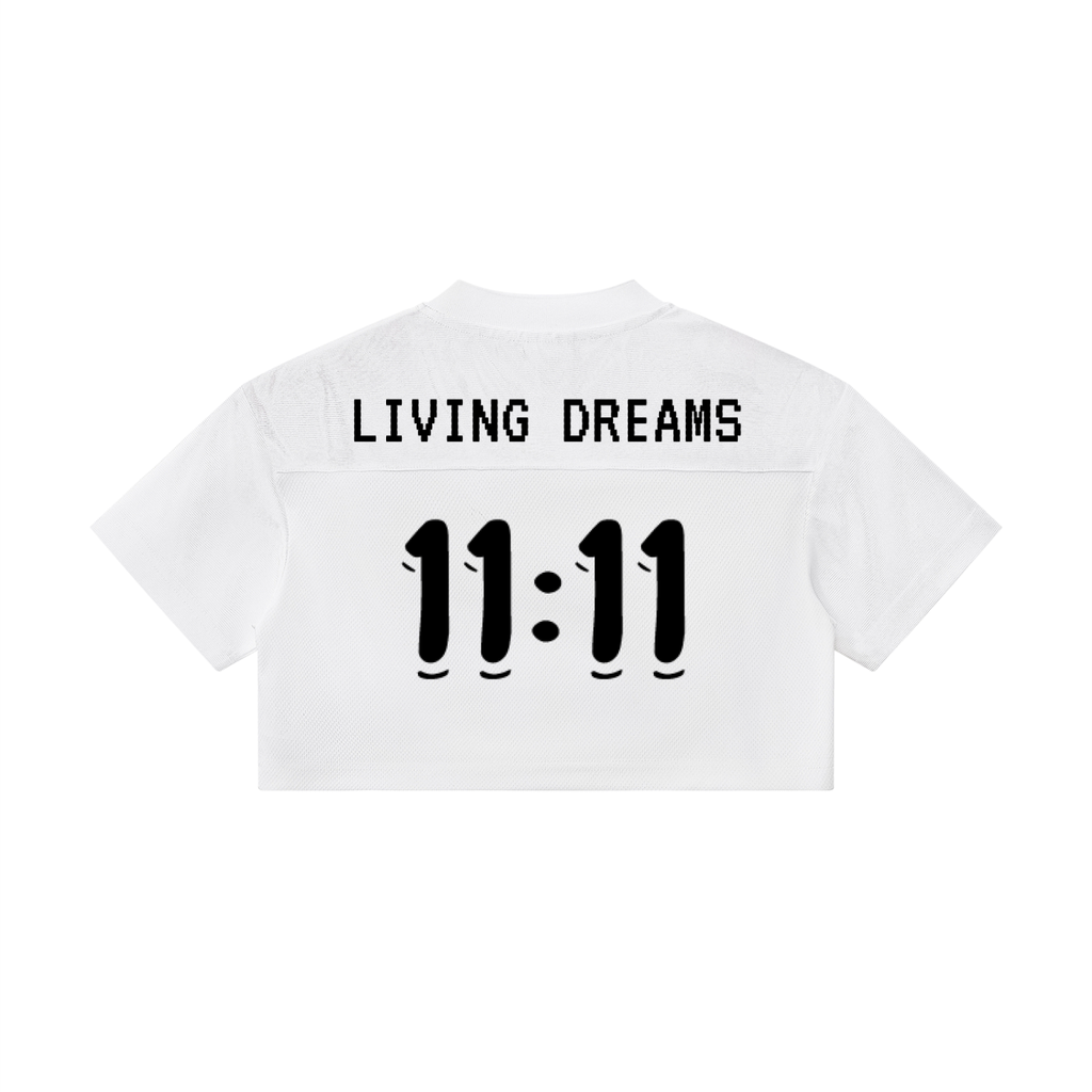 Living Dreams Women’s Cropped Paneled V-Neck Jersey